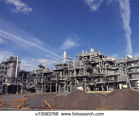 Industrial plant View Large Photo Image Stock Photo - Industrial plant. Fotosearch