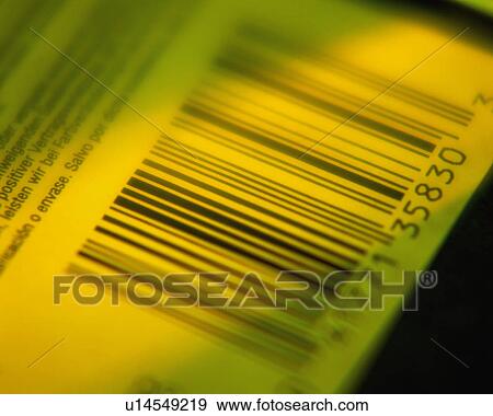 Stock Photo - Barcode on paper. Fotosearch
