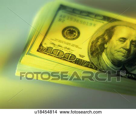 Close up of a bundle of paper money View Large Photo Image Picture - Close up of a bundle of paper money. Fotosearch