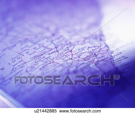 Close up of a country map View Large Photo Image Stock Photography - Close up of a country map. Fotosearch