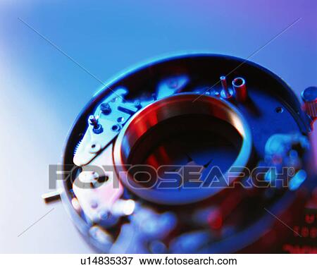 Close up of an open mechanical device View Large Photo Image Stock Photo - Close up of an open mechanical device. Fotosearch