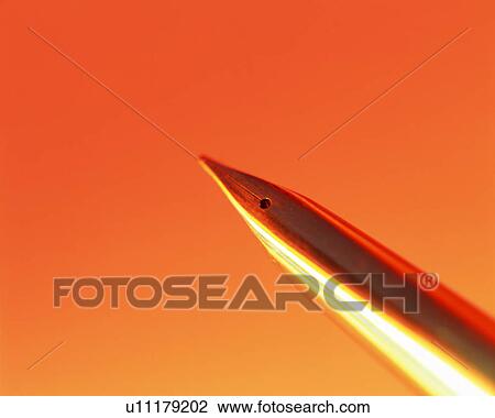 Close up of the nib of an ink pen View Large Photo Image Stock Image - Close up of the nib of an ink pen. Fotosearch