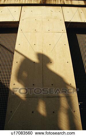 Stock Image - Shadow of a man. Fotosearch