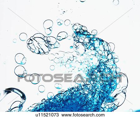 Stock Image - Bubbles of water. Fotosearch