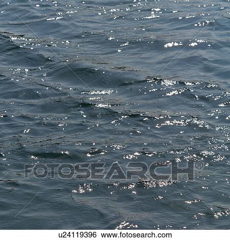 Stock Photograph - Placid water surface. Fotosearch