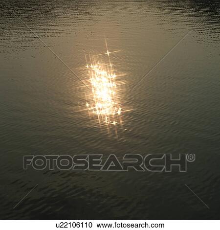 Sunlight reflected on water surface View Large Photo Image Stock Image - Sunlight reflected on water surface. Fotosearch