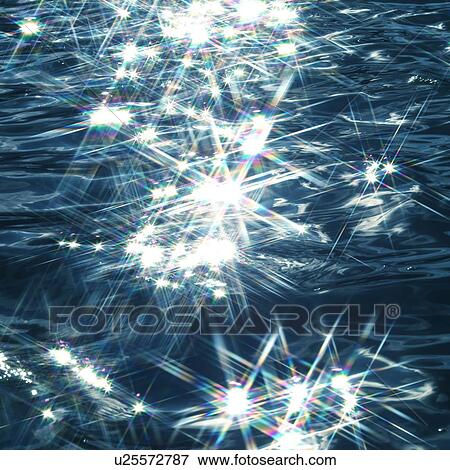 Sunlight reflected on water surface View Large Photo Image Stock Photo - Sunlight reflected on water surface. Fotosearch