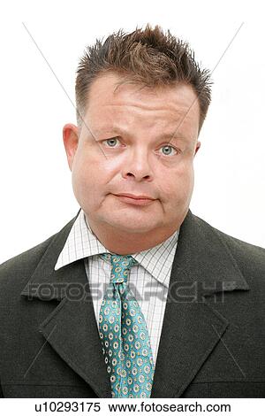 Overweight man wearing suit and tie, portrait View Large Photo Image Stock Photography - Overweight man wearing suit and tie, portrait. Fotosearch