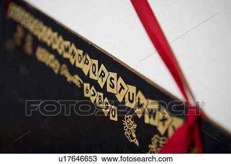 Stock Image - Black alphabet chalkboard. Fotosearch