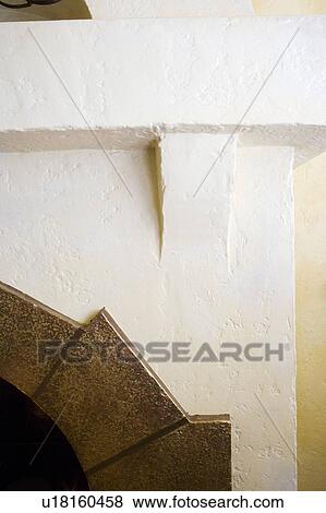 Stock Photo - Detail of fireplace mantel. Fotosearch