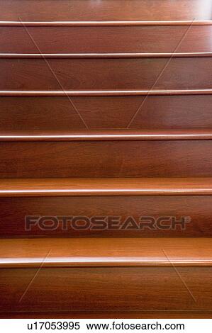 Stock Photography - Detail of wooden steps. Fotosearch
