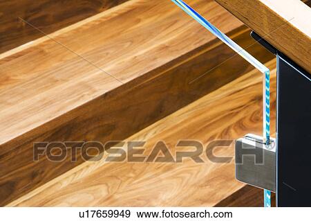 Stock Photo - Modern stairway railing. Fotosearch