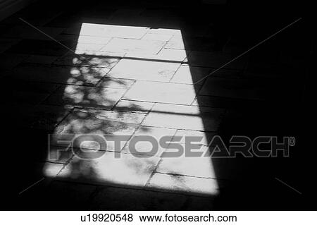 Stock Photo - Shadows on tile floor. Fotosearch