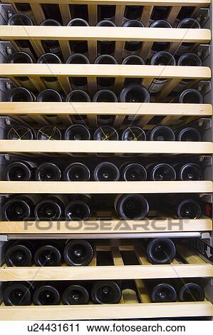 Wine rack View Large Photo Image Stock Image - Wine rack. Fotosearch
