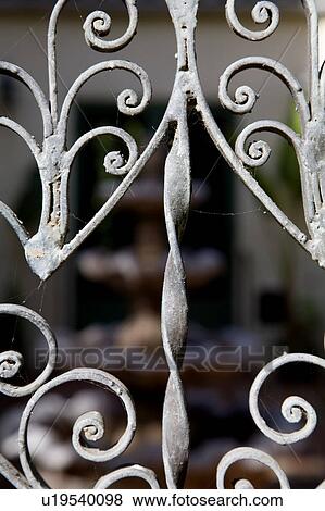 Stock Photo - Wrought iron gate. Fotosearch