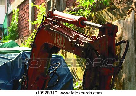 Excavator's arm View Large Photo Image Stock Image - Excavator's arm. Fotosearch