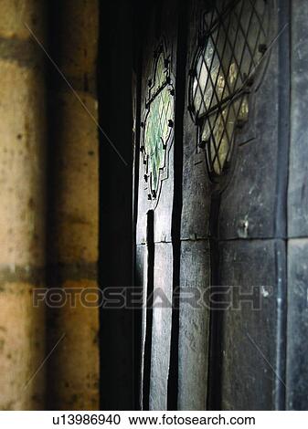 Stock Image - Old Door in Notre Dame, Paris, France, Close up. Fotosearch
