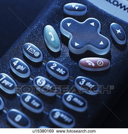 Mobile phone, close-up View Large Photo Image Stock Photo - Mobile phone, close-up. Fotosearch