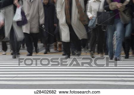 People crossing street in Japan View Large Photo Image Stock Image - People crossing street in Japan. Fotosearch