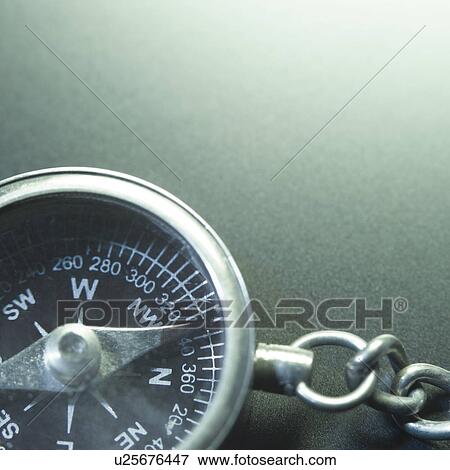 Stock Photo - Compass, close-up. Fotosearch
