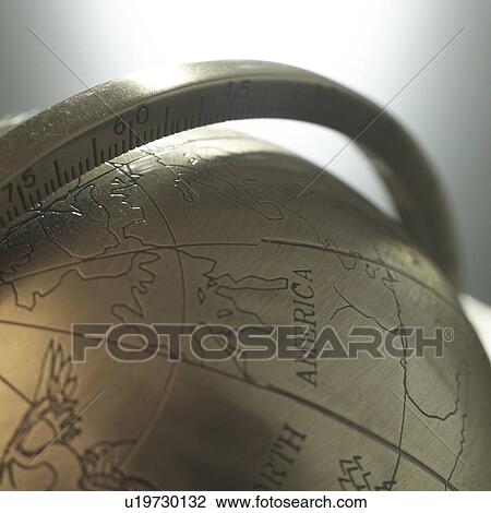 Globe, close-up View Large Photo Image Stock Image - Globe, close-up. Fotosearch