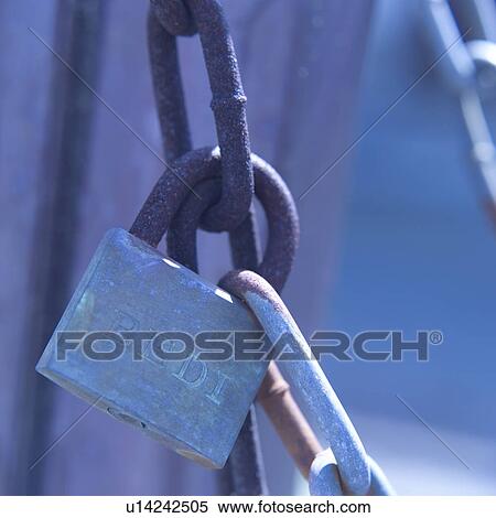 Rusty padlock, close-up View Large Photo Image Stock Photography - Rusty padlock, close-up. Fotosearch