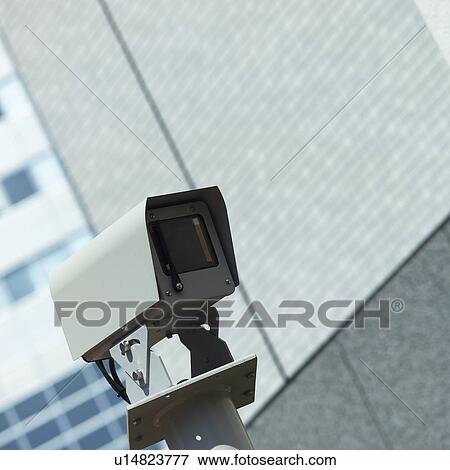 Surveillance camera View Large Photo Image Stock Photo - Surveillance camera. Fotosearch