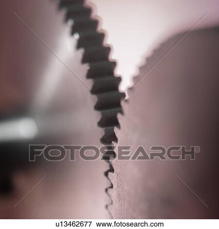 Two gears, close-up View Large Photo Image Stock Photo - Two gears, close-up. Fotosearch