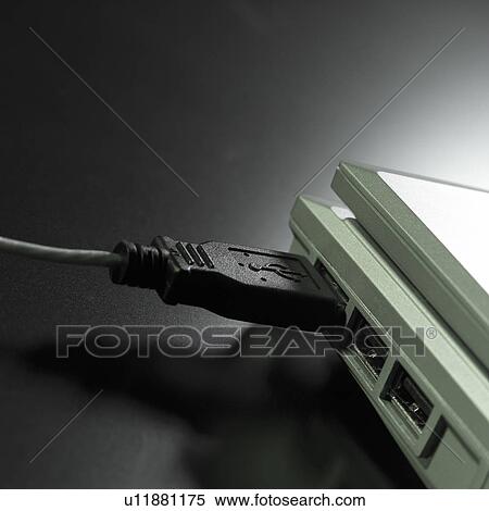 USB computer cable View Large Photo Image Stock Photography - USB computer cable. Fotosearch