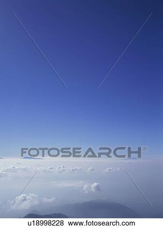 Stock Photo - Sea of clouds at Mt. Hakuba, Nagano Prefecture, Japan. Fotosearch