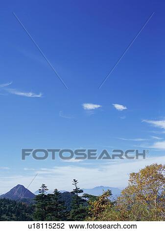 Stock Image - Shiga Plateau, Nagano Prefecture, Japan. Fotosearch