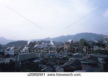 Beppu City, Oita Prefecture, Japan View Large Photo Image Stock Image - Beppu City, Oita Prefecture, Japan. Fotosearch