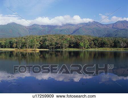 Stock Photo - Five Lakes in Shiretoko, Hokkaido, Japan. Fotosearch