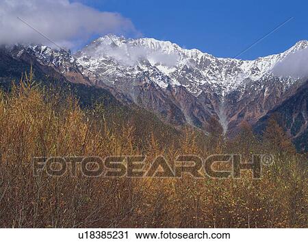 Stock Image - Kamikochi, Nagano Prefecture, Japan. Fotosearch