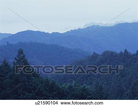 Picture - Kii Mountains. Fotosearch