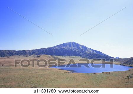 Stock Image - Mt. Aso, Kumamoto Prefecture, Japan. Fotosearch
