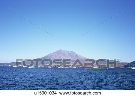 Mt. Sakurajima, Kagoshima Prefecture, Japan View Large Photo Image Picture - Mt. Sakurajima, Kagoshima Prefecture, Japan. Fotosearch