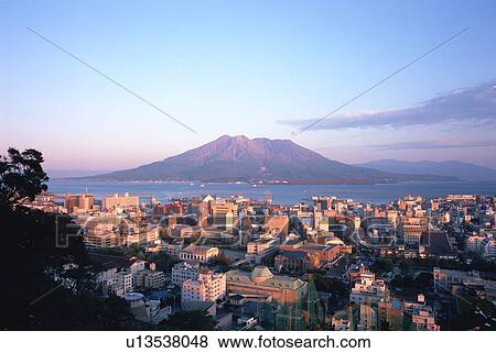 Stock Photo - Mt. Sakurajima, Kagoshima Prefecture, Japan. Fotosearch