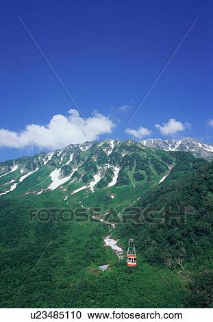 Tateyama Ropeway View Large Photo Image Stock Image - Tateyama Ropeway. Fotosearch