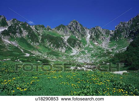 Stock Image - Senjojiki Cirque . Fotosearch