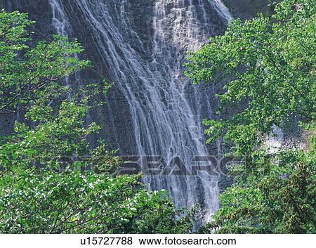 Waterfall in Hokkaido, Japan View Large Photo Image Stock Photo - Waterfall in Hokkaido, Japan. Fotosearch