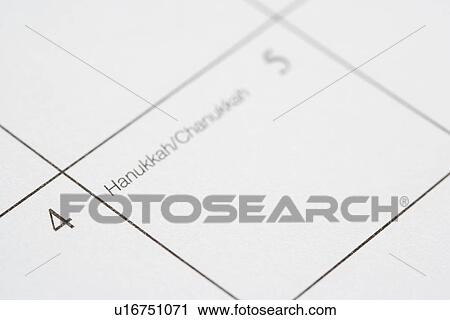 Close up of calendar displaying Hanukkah Chanukah. View Large Photo Image Stock Image - Close up of calendar displaying Hanukkah Chanukah.. Fotosearch