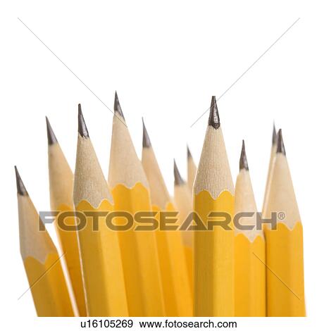 Close up of group of sharp pencils View Large Photo Image Stock Photo - Close up of group of sharp pencils. Fotosearch