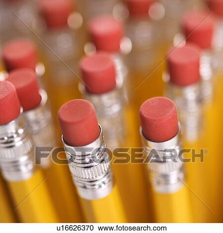 Group of eraser ends of pencils View Large Photo Image Stock Image - Group of eraser ends of pencils. Fotosearch