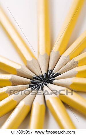 Sharp pencils arranged in a symmetrical radial star shape. View Large Photo Image Stock Photo - Sharp pencils arranged in a symmetrical radial star shape.. Fotosearch
