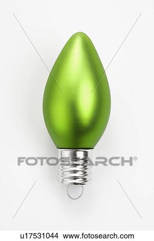 Still life of green Christmas ornament. View Large Photo Image Picture - Still life of green Christmas ornament.. Fotosearch