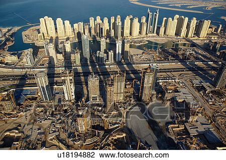 dubai, aerial, airborne, sky, december, 2006 View Large Photo Image Stock Image - dubai, aerial, airborne, sky, december, 2006. Fotosearch