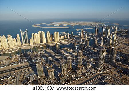 dubai, aerial, airborne, sky, december, 2006 View Large Photo Image Stock Photo - dubai, aerial, airborne, sky, december, 2006. Fotosearch