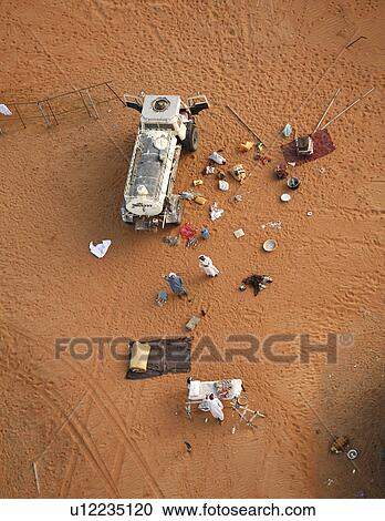 Stock Image - desert, aerial, shot, sand, dune. Fotosearch