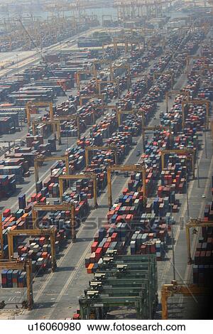 Stock Image - dubai, freezone, free, zone, jebel, port. Fotosearch